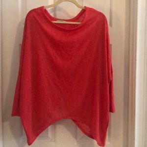Karlie Tulip Back Top, S, Coral